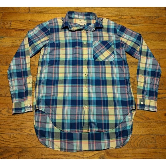 Denim & Supply Ralph Lauren Tops - Denim & Supply Ralph Lauren Button Shirt Womens Plaid Flannel RL Boyfriend Small